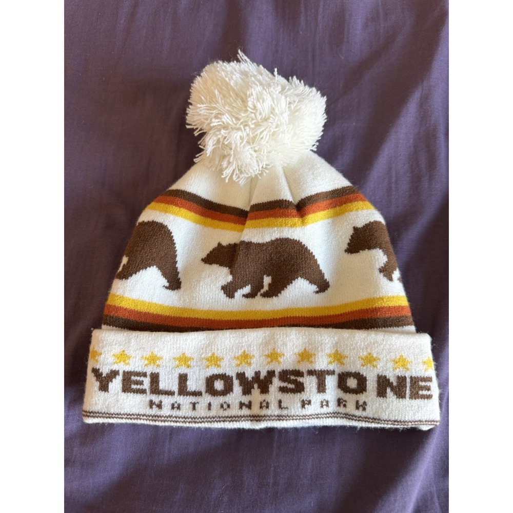 Yellowstone Winter Beanie Hat Snow Ski
